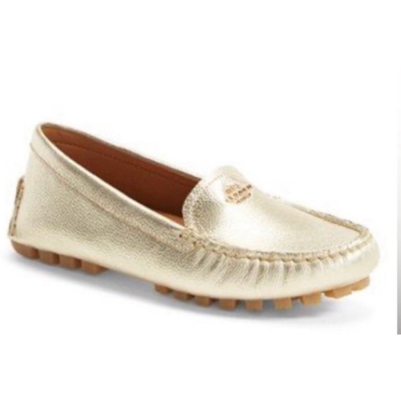✨🐎COACH🐎✨ Amber Metallic Gold Driving Moccasin Shoe
Size 10 - Picture 1 of 2